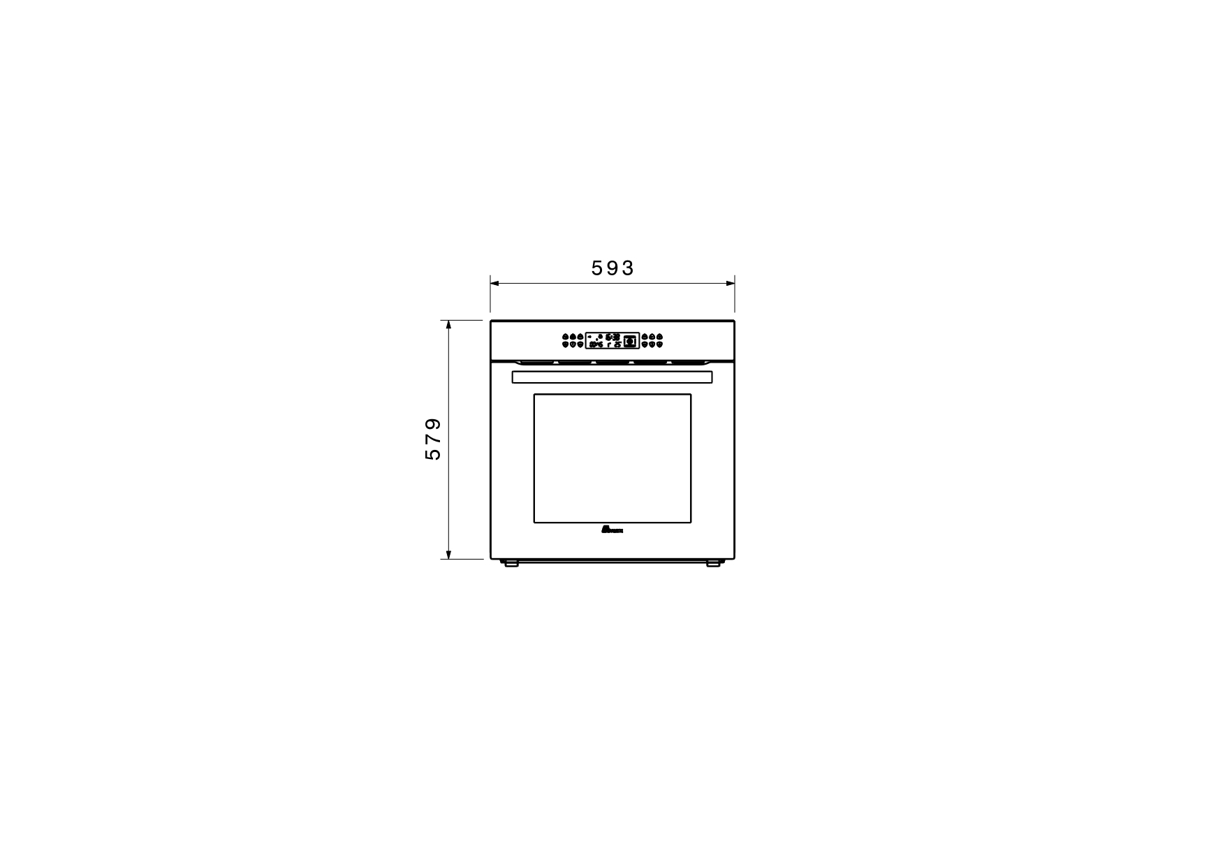Map of electric oven MF0020E